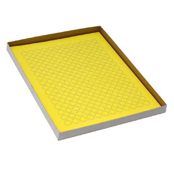 Cryo Label Laser Sheets  13mm Dots for1.5-2ml Tubes Yellow